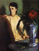 Edgar Degas, Woman with Porcelain Vase